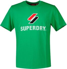 Superdry Code Sl Stacked Apq T-shirt Vihreä S Mies