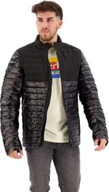 Superdry Contrast Core Down Jacket Musta M Mies
