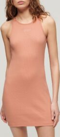 Superdry Embroidered Rib Racer Hihaton Lyhyt Mekko