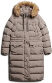 Superdry Everest Faux Fur Longline Takki