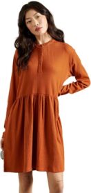 Superdry Jersey Mini Short Dress Oranssi S Nainen