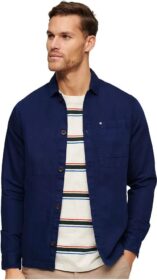 Superdry Merchant Linen Blend Päällyspaita