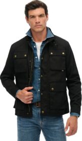 Superdry Merchant Wax Racer Takki Kunnostettu