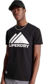 Superdry Mountain Sport Mono Short Sleeve T-shirt Musta S Mies