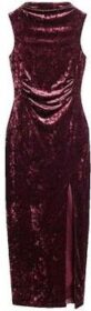 Superdry Pitkä mekko Superdry  Robe longue  en velours rouge sans manches  EU L