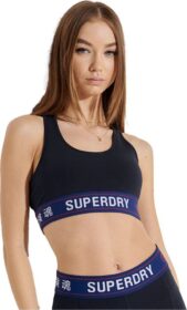 Superdry Sportstyle Essential Corp Sports Bra Musta S Nainen
