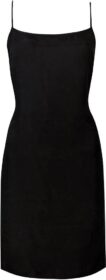 Superdry Studios Cupro Mini Slip Dress Musta L Nainen
