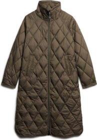 Superdry Superlong Quilt Liner Takki Kunnostettu