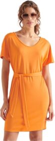 Superdry The Waist Mini Short Dress Oranssi S Nainen