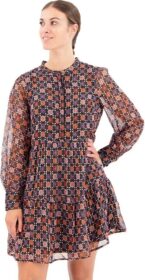 Superdry Tiered Pitkähihainen Lyhyt Mekko