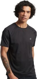 Superdry Train Premium Short Sleeve T-shirt Musta 2XL Mies