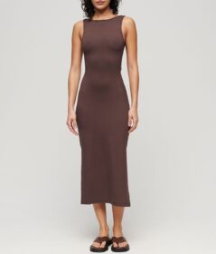 Superdry Twist Back Hihaton Midi-mekko