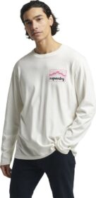 Superdry Vintage 90s Terrain Long Sleeve T-shirt Valkoinen 2XL Mies