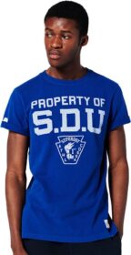 Superdry Vintage Athletic T-shirt Sininen S Mies