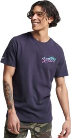 Superdry Vintage Cali T-shirt Sininen XS Mies