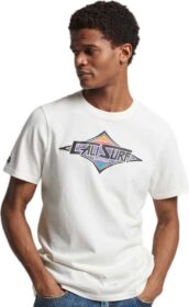 Superdry Vintage Cali T-shirt Valkoinen S Mies