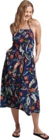Superdry Vintage Cami Maxi Dress Sininen S Nainen