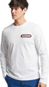 Superdry Vintage Cl Seasonal Long Sleeve T-shirt Valkoinen S Mies