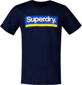 Superdry Vintage Cl Seasonal Mw T-shirt Sininen XS Mies