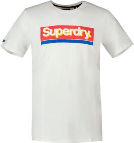 Superdry Vintage Cl Seasonal Mw T-shirt Valkoinen XS Mies