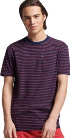 Superdry Vintage Indigo Stripe T-shirt Sininen S Mies