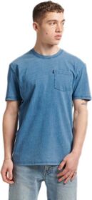 Superdry Vintage Indigo T-shirt Sininen XL Mies