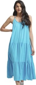 Superdry Vintage Jersey Midi Dress Sininen XL Nainen