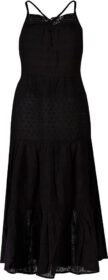 Superdry Vintage Lace Cami Maxi Dress Musta XL Nainen