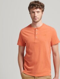 Superdry Vintage Logo Emb Henley Lyhythihainen T-paita