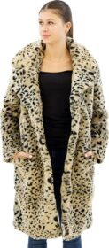 Superdry Vintage Long Faux Fur Coat Takki