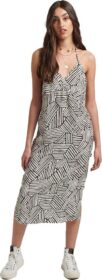 Superdry Vintage Midi Halter Slip Mekko