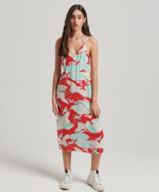 Superdry Vintage Midi Halter Slip Mekko