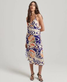Superdry Vintage Midi Halter Slip Hihaton Mekko