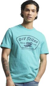 Superdry Vintage Pacific T-shirt Sininen S Mies