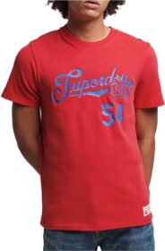 Superdry Vintage Script Style Coll T-shirt Punainen S Mies