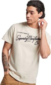 Superdry Vintage Script Style Ww T-shirt Beige S Mies