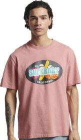 Superdry Vintage Surf Ranchero T-shirt Pinkki S Mies