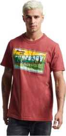 Superdry Vintage Travel T-shirt Punainen S Mies