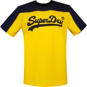 Superdry Vintage Vl College Mw T-shirt Keltainen XS Mies