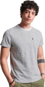 Superdry Vle Stripe T-shirt Harmaa XS Mies