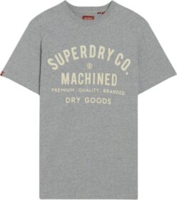 Superdry Workwear Flock Graphic Lyhythihainen T-paita
