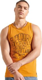 Superdry Workwear Graphic Sleeveless T-shirt Keltainen XL Mies