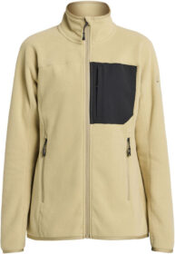 Tenson Himalaya Full Zip Pocket Fleece naiset Beige / XXL