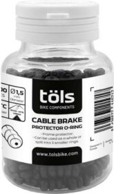 Tols Protector O-ring 1.5 Mm Brake Cable 200 Units Musta