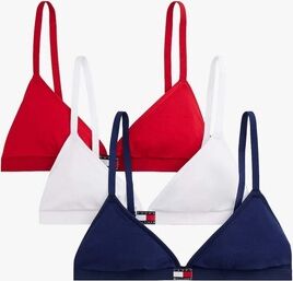 Tommy Hilfiger Kaarituetut rintaliivit Tommy Hilfiger  3 Pack Triangle  EU M