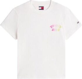 Tommy Hilfiger Lyhythihainen t-paita Tommy Hilfiger  DW0DW22310 YBL  EU S