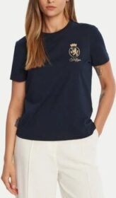 Tommy Hilfiger Lyhythihainen t-paita Tommy Hilfiger  Gold Crest Reg Ss Tee  EU S