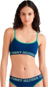 Tommy Hilfiger Repeat Logo Underband Bralette Sininen L Nainen