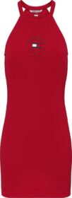 Tommy Jeans Timeless Circle Bodycon Sleeveless Dress Punainen XS Nainen