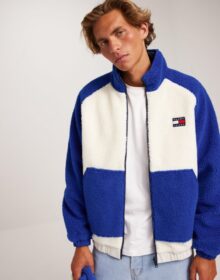Tommy Jeans Tjm Reversible Sherpa Jacket Syys- & Kevättakit Ultra Blue / Multi